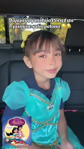 Mi Niña hermosa 😂❤️ #fyp #foryoupage #halloween #jasminealaddin #parati 