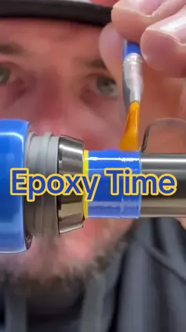 My favorite part about rod building is clear coat! #wilkinscustomrods #customrodbuilder #smallbuisness #epoxy #customfishingrods 