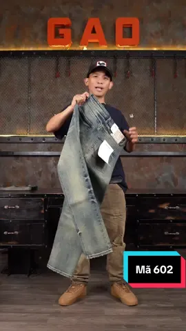 Mã 602. Vải dày 13 oz, co giãn, ống đứng. #quanjeanongdung #shopgao #quanjeannamcaocap 
