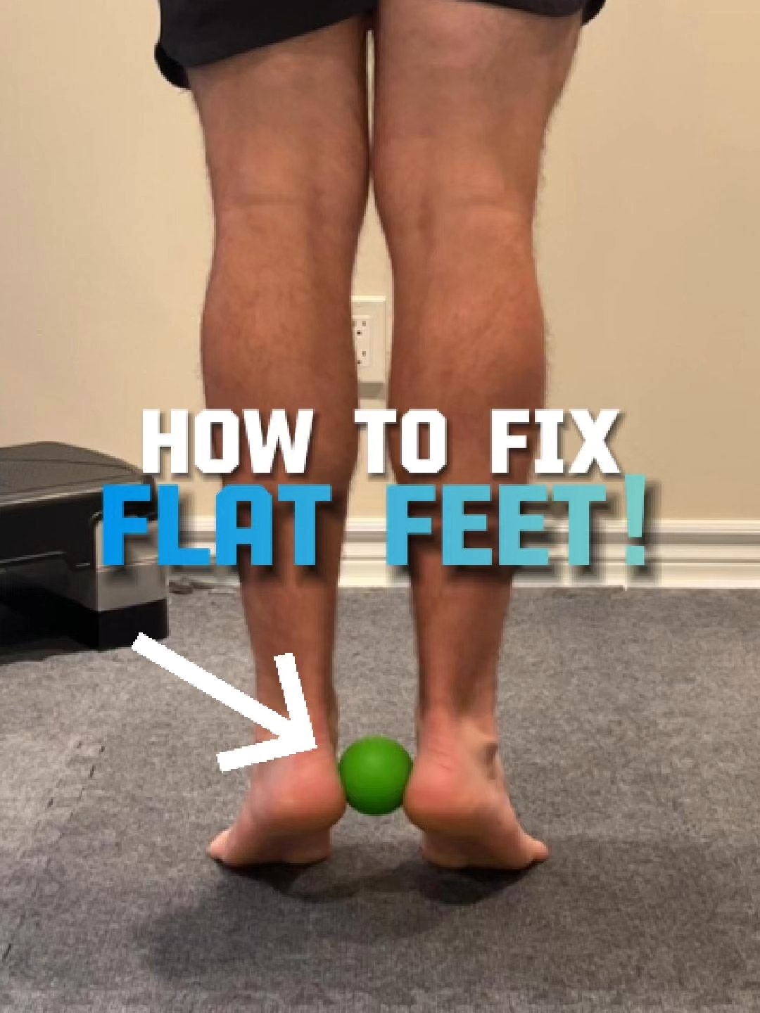 How to Fix Flat FeetTired of foot pain or collapsing arches? This simple flat foot exercise helps to strengthen your arches, improve balance, and reduce strain up the kinetic chain. Great for runners, athletes, and anyone on their feet all day.  #flatfeet #feet #exercise #foot #footstrength #footsteps #mobility #anklepainrelief #anklepain #anklehealth #anklemobility