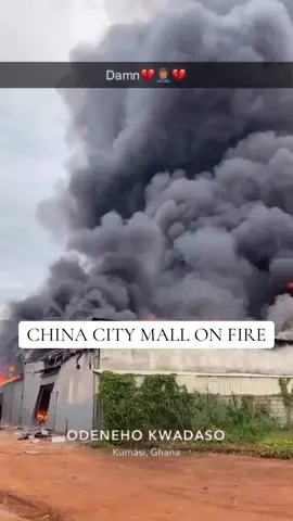 THE CHINA CITY MALL OFF THE SANTASI ROAD ON FIRE 