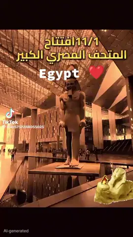 #ترقبوا الحدث الاعضم فى تاريخ الحضارة 🇪🇬 #إفتتاح المتحف المصري الكبير 🇪🇬