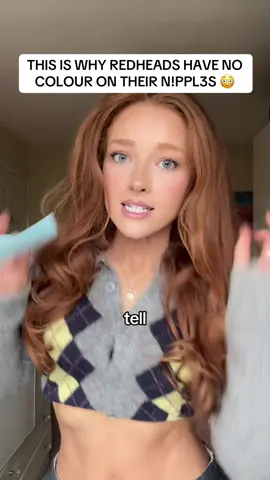 it’s a dark reason as to why redheads are built the way they are lol #fyp #redhead #evolution #redhair #facts 