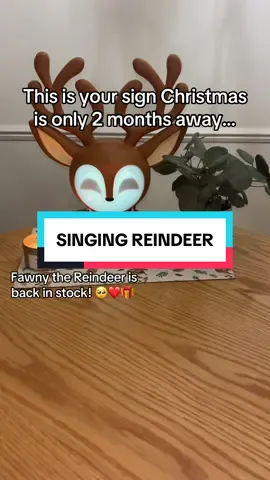 Grab your the singing, talking, and joking Reindeer for a perfect addition to your holiday decor! #christmasgifts #holidaydecor #christmaspresent #christmasgiftideas #reindeer 