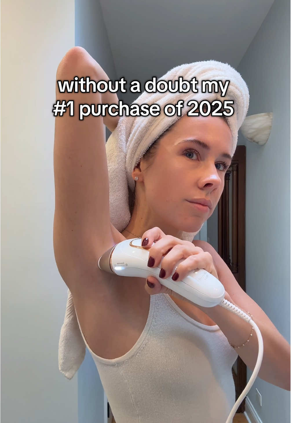 life changing tool, hair removal at home worth everyyyy penny. the exact one I use is linked in my shopmy !! 🤍⚡️💥 @Braun US @braun_us #iplhairremoval #laserhairremoval #athomelaserhairremoval 