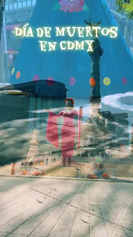 Día de muertos en CDMX. #cdmx #ciudaddemexico #diademuertos #catrina #mexico 