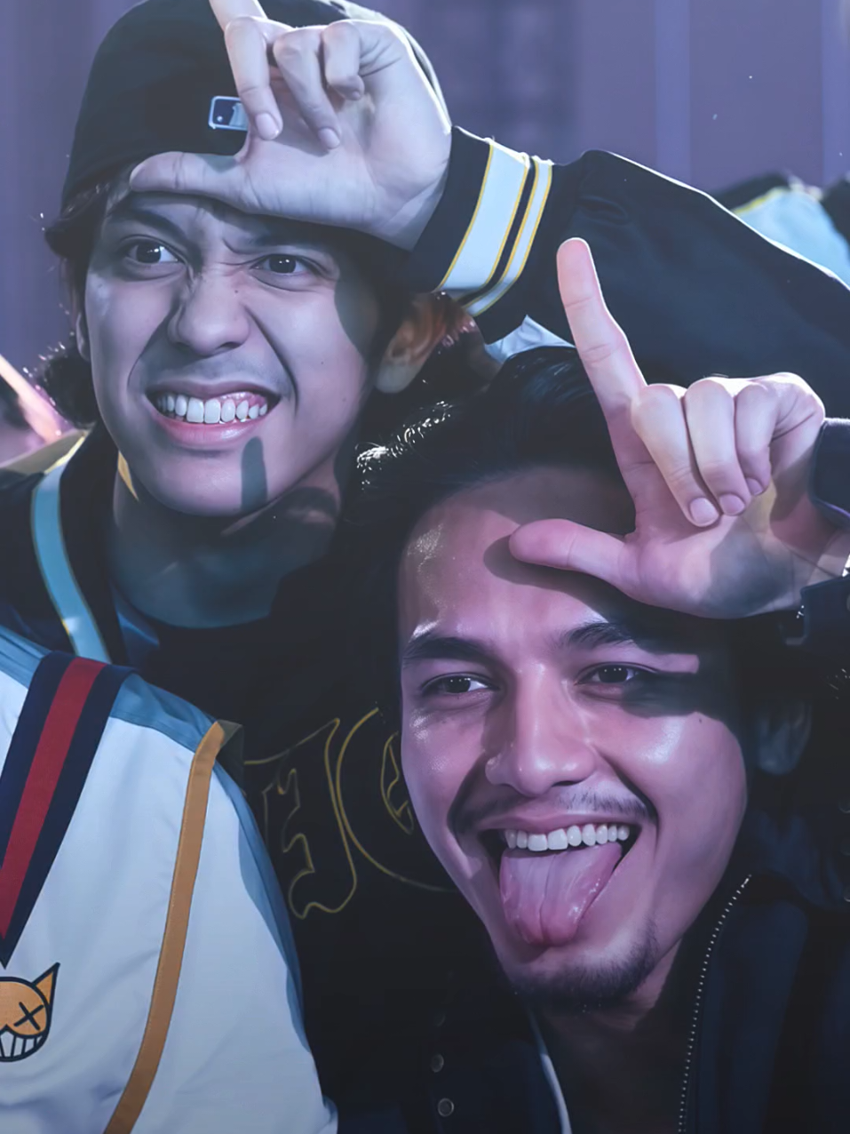 jefri nichol & abun emote kairi 😜👆🏻  📸 : lukmention #jefrinichol #kairi #kairirayosdelsol 