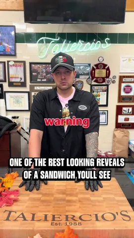 WHERE ELSE COULD YOU GET TABLE SIDE CHEESE POUR BY MANAGER MATT @matty.moo.89  #taliercios #njdeli #cheesepull #managers #newjerseylife 