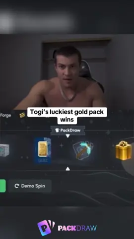 Togi’s luckiest gold pack wins #kickstreaming 