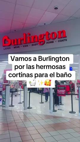 Vamos a Burlington por las hermosas cortinas para el baño 🥰✨❤️🎀#burlington #curtains #bathroom #cortinas #burlingtonfinds 