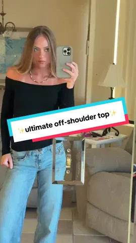 The ultimate off-shoulder top flattering, supportive, and designed to make every outfit look instantly elevated. #SleekAndStylish #EverydayChic #ClassicLook #tiktokshopcybermonday #tiktokshopblackfriday 