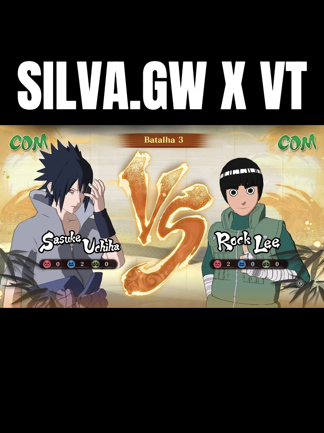 SASUKE UCHIHA X ROCK LEE (obs não tem rock lee bebado) @slaporra221 X @vt.nxz0  Naruto Storm Connections #rocklee #sasukeuchiha #sasuke #naruto #vaiprofycaramba