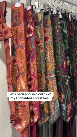 Large orders like this are so fun to make and send out. These are perfect for gifting to your wedding party members!  If you never felt like a traditional white or off-white veil was meant for you, then definitely consider more non-traditional options! I make non-traditional wedding veils out of floral embroidery fabrics!  Along with my veils, I also make coordinating accessories. Hair bows, hair ties, bow ties and ties. These would great for gift to give to bridesmaids, groomsmen, flower girls, close family members and friends.  Why not have a special gift to give, that they can wear on your special day and beyond.  Questions? Please reach out to me on my website. I’d be happy to provide personalized advice. I would love to chat with you.  #engaged #floralveil #weddingveil #engaged 