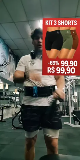 kit 3 shorts fit feminino#tiktoklive #livehighlights #mulher #mulheres #academia 