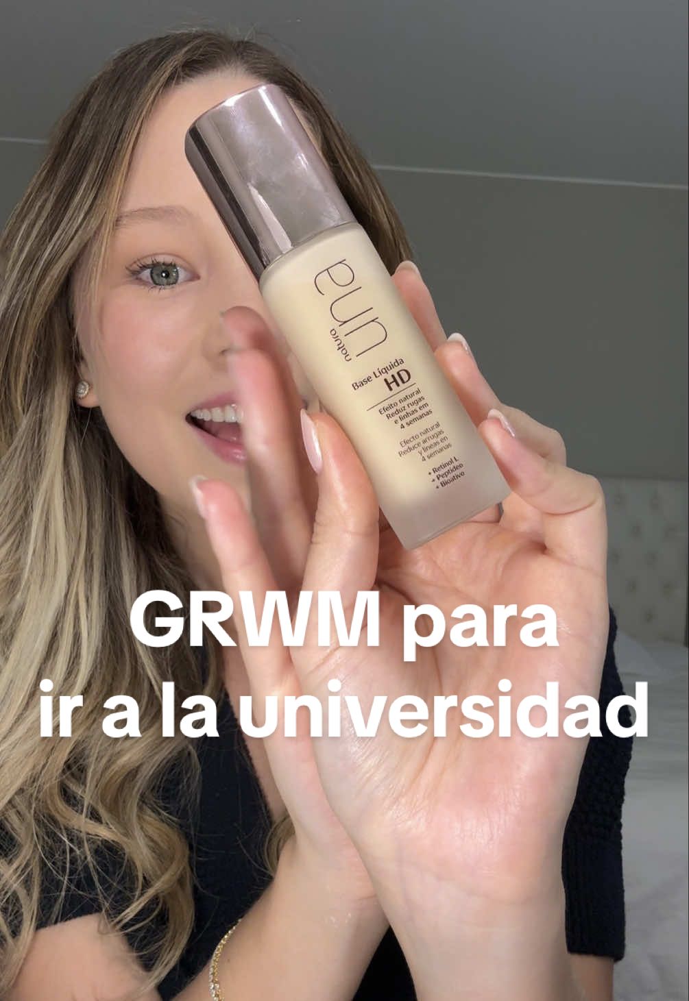 Probé la nueva Base HD de Natura UNA y se volvió mi favorita: ligera, natural y con ingredientes que cuidan mi piel 💫 perfecta para usar todo el día 💆🏼‍♀️ @natura.peru  • #Publicidad