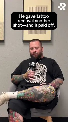@therealgraywolf almost gave up on tattoo removal — now he’s glad he didn’t! 👏 Ready to start your journey? Book your free consultation today — link in bio💙 #removery #tattooremoval #lasertattooremoval #tattoo #tattoocollector #tattooartist #tattoocoverup