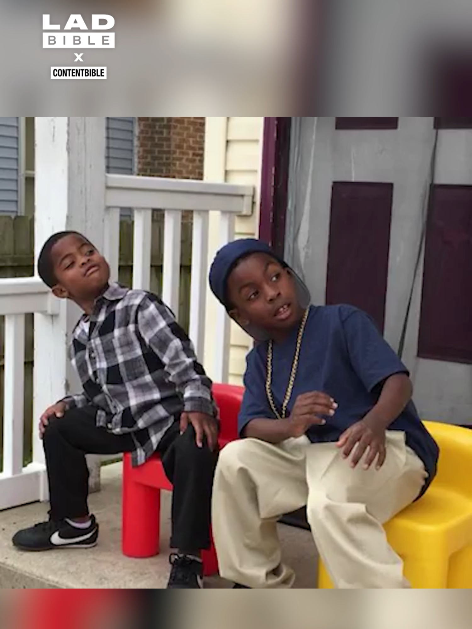 Kids dress up as Craig and Smokey from 'Friday' 🤣👏 (🎥: CONTENTbible)
