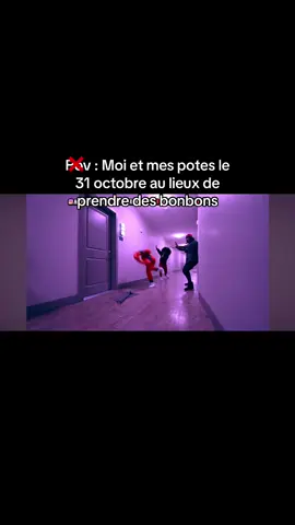 Ils sont pas prêt #sonnetteparty #halloween #droles #potes #bonbons 