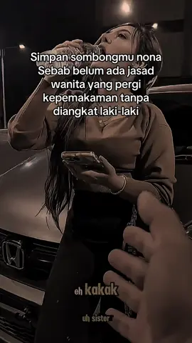 Simpan sombongmu nona #sindiranhalus #kaossindiran #ubcloth #fypage 