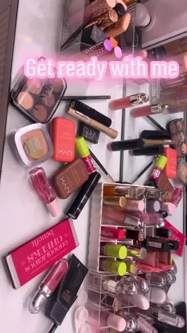 get ready with me😁🎀🌸🌷🫶🏼 #fyp #makeup #foryou #makeuptutorial 