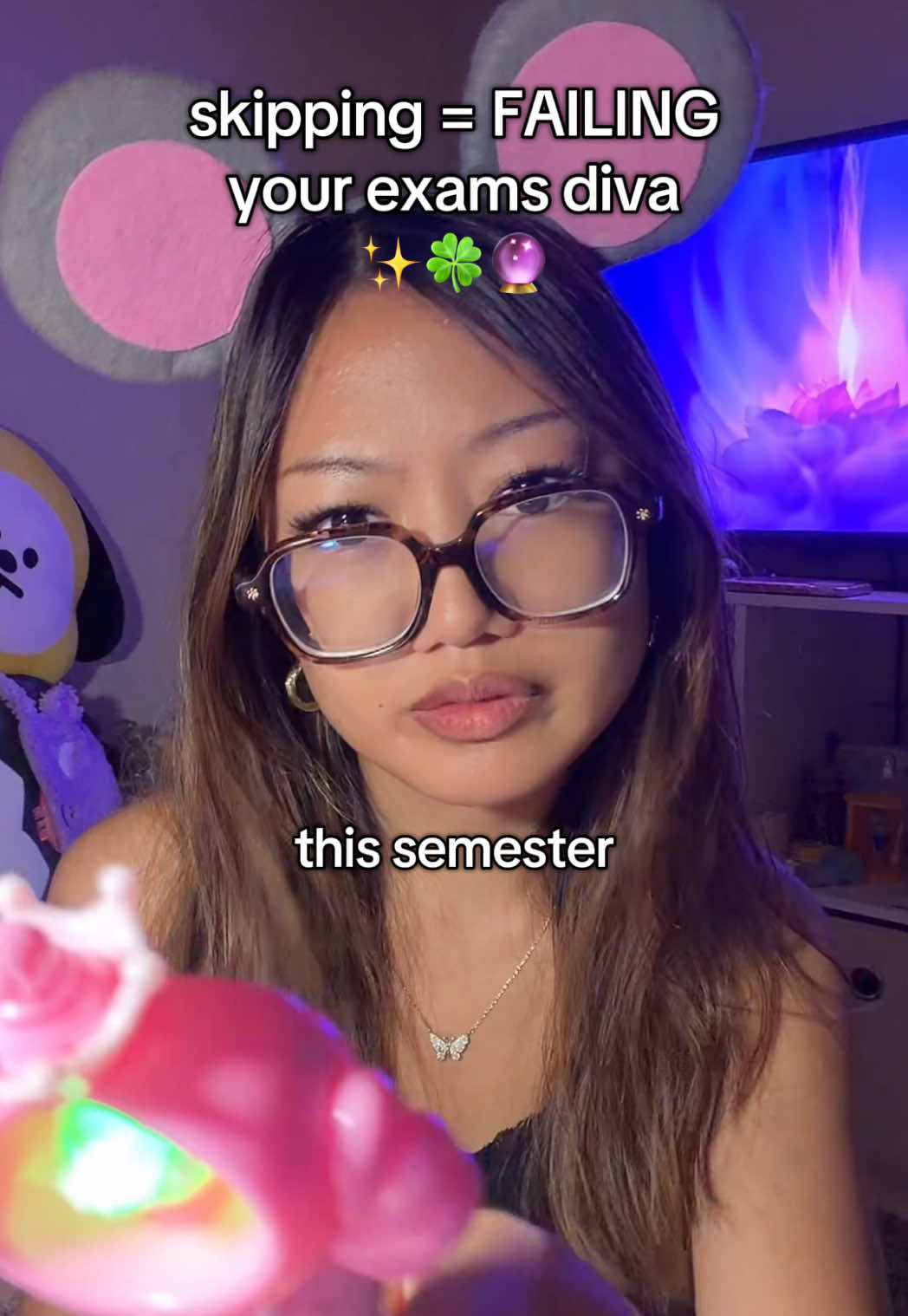 if u see the ears 🐭 u better LISTEN UP ‼️👂 #college #studying #student #manifesting #manifestation 