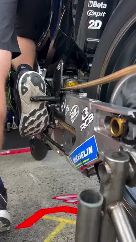 MotoGP 🔥 Alex Rins 🔥 Monster Energy Yamaha 🔥 Alex Rins factory Yamaha gets the seamless gearbox checked and engine warmed up by his mechanics on race day.  #motogp #alexrins #monsterenergy #yamaha#fyp 