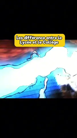 al différence entre le lycée et le collège #lycée #collège #comparaison #fyp 