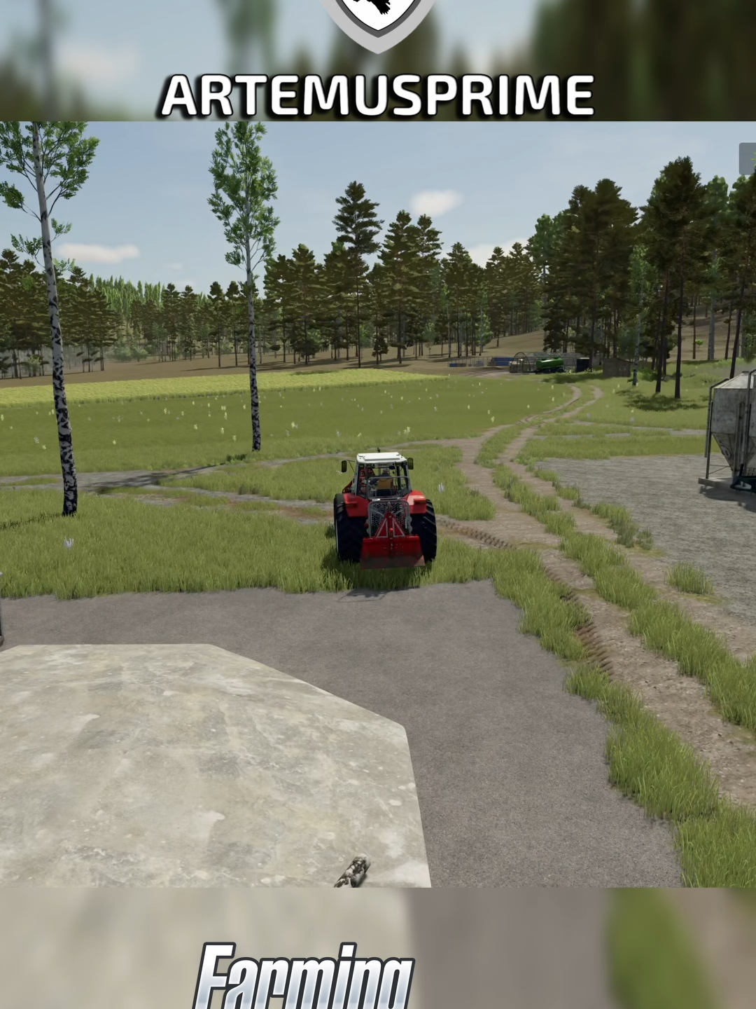 FS25 | New Frontier | Clearing newly purchased land with @nordicfarming #fs25 #farmingsimulator25 #frontier #survival #fyp
