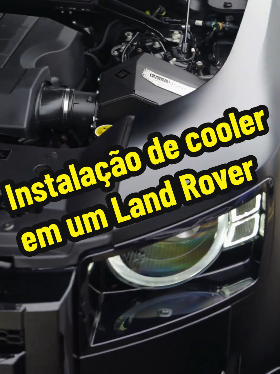 instalação de blackboost em um Land Rover. #car #carmaintenance #v8 #v6 #carros 