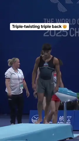 This is @Tofig Aliyev 🇦🇿 - the first tumbler EVER to attempt a “full full full”.  #Trampoline #Gymnastics 