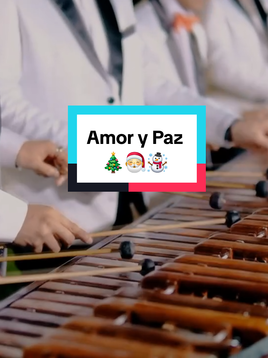 Amor y Paz - Marimba El Valle ☎️ 4173 8952  Ya se siente el espíritu Navideño con Marimba El Valle 🎄🎅☃️❄️