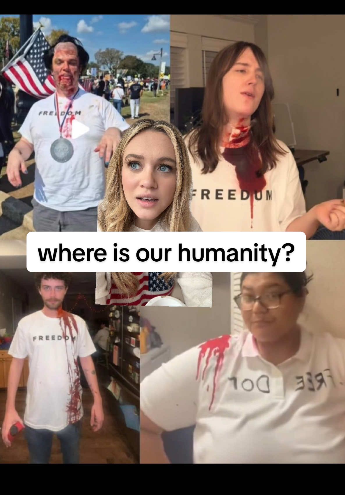 I can’t imagine living with this much hatred in my soul. This is jarring. 