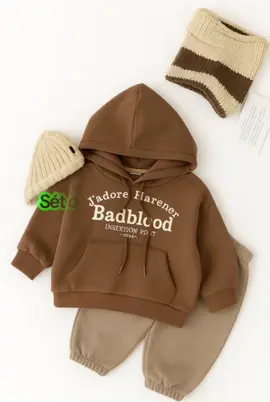 Outfit hoodie vintage siêu dễ thương cho bé mùa thu! Nâu ấm áp hay kem ngọt ngào? 🍂👶 #ThoiTrangTreEm #HoodieTreEm #XuHuongThoiTrang2025 #KidsFashionVintage #BadbloadInspo 