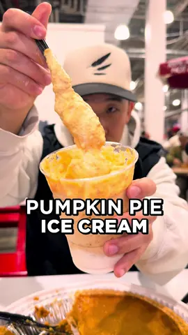 Rating the viral Costco Pumpkin Pie & Ice Cream Trend #costco #costcofinds #pumpkinpie #pumpkinseason 