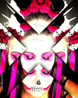 #catrina #catrinamakeup #nochedemuertos #halloween #spookyseason @Maybelline ES @grimasspain los colores de los ojos los creó la gran @gotymakeup en la marca innombrable. @NYX ES @technic_cosmetics_es 