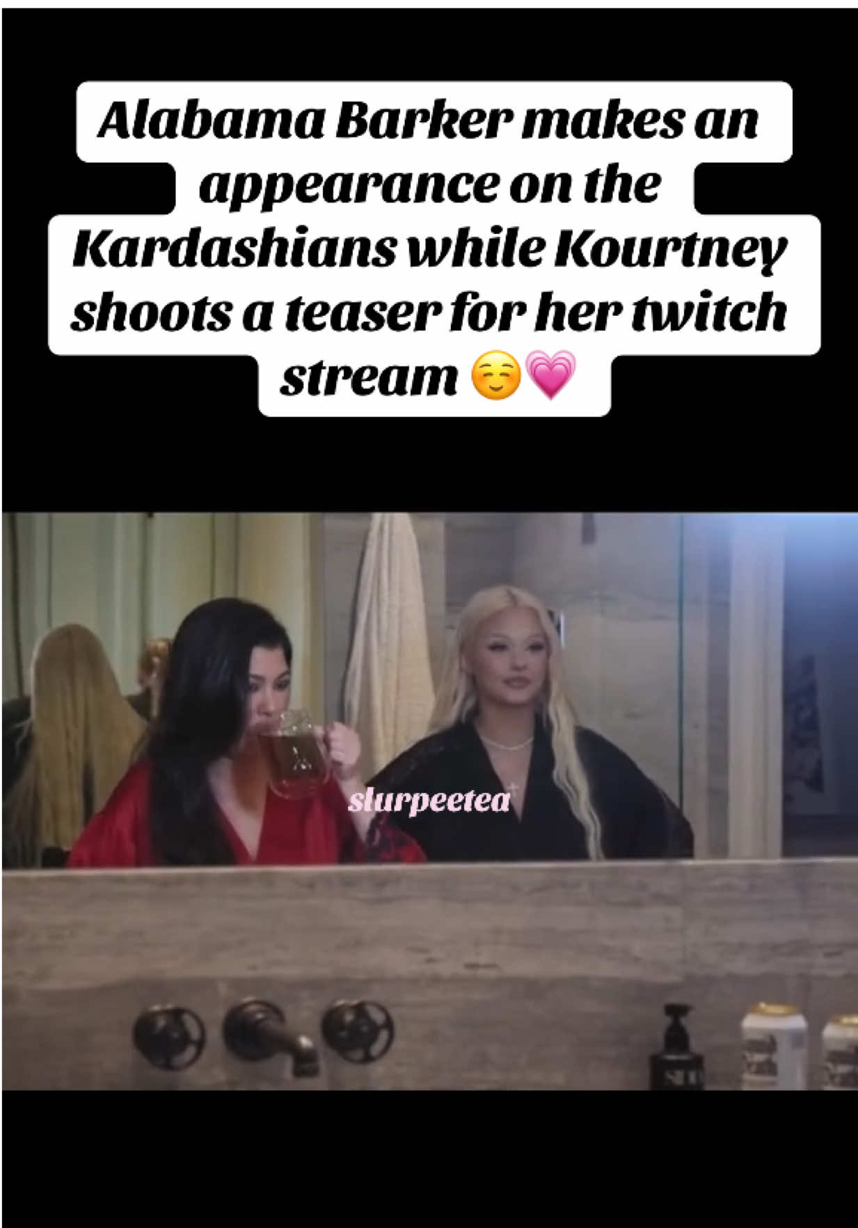 Love their relationship! #alabamabarker #kourtneykardashian #thekardashians #fypシ゚viral #slurpeetea @Alabama barker @Kourtney Kardashian Barker 