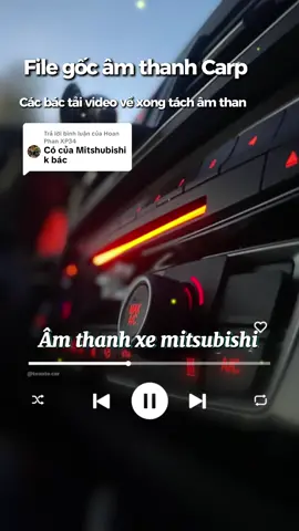 File âm thanh chào lên xe