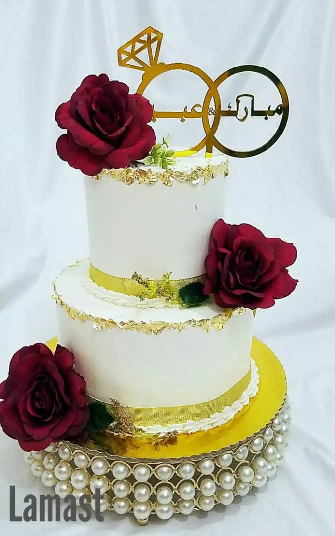 كيك مال خطوبه على حسب طلب زبون عندك مناسبه و زواج نتميز مناسباتكم الحلوه تكدر تطلب طلب من خلال مراسله عله واتساب 07883095885# حجز قبل يوم #