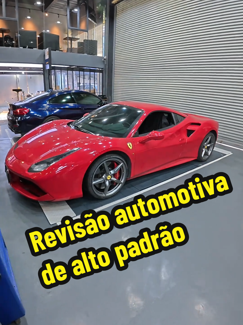 Troca de óleo e revisão completa. #mercedes #porsche #ferrari #carmaintenance 