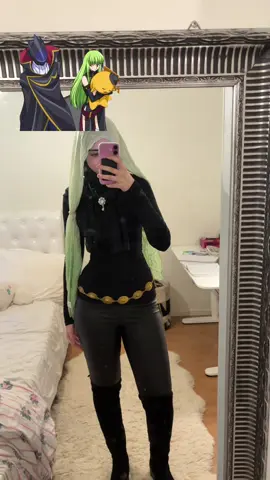 I’m 6 foot w these boots matching the tall animation of code geass #codegeass #lelouch #anime #cosplay #cc 