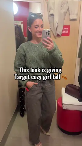 This sweater + jean combo is giving cozy Target fall energy 🍂 #TargetFinds #TargetStyle #ThatTargetMomLife #TargetStyle #TargetFinds #ThatTargetMomLife #TargetTryOn #FallOutfit #TargetFashion #FallStyle #targethaul 
