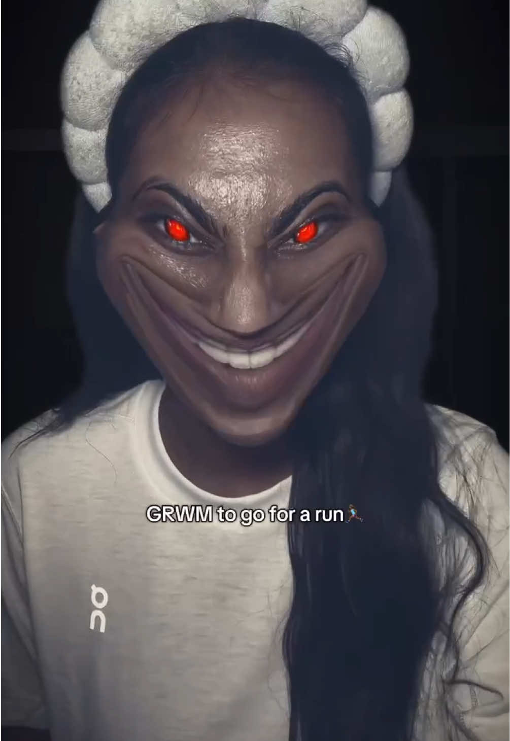 did someone say... spooky run? #scaryfilter #halloween #spookyseason 