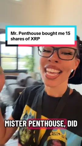 Mr Penthouse bought me 15 shares of XRP! Tips To Crypto! #xrp #crypto #cryptok #trending 