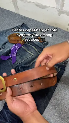 Asli cakep sih cuyy🤩 #leatherbelt #leather #belt #kulit #promomakanharian 