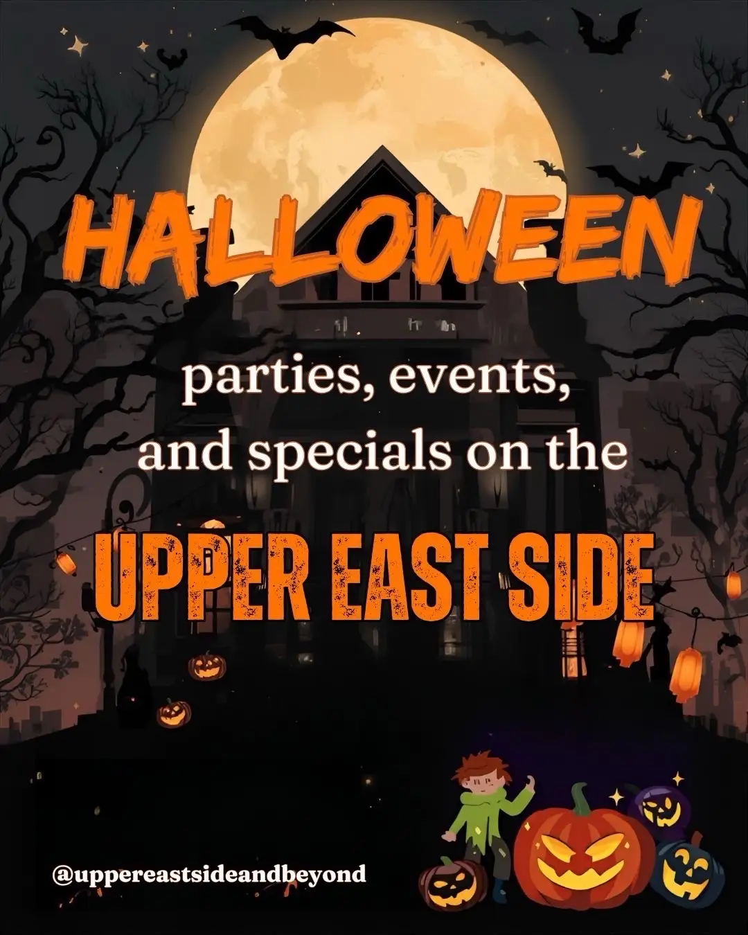 These are just SOME of the amazing Halloween events happening this weekend on the Upper East Side 🎃 Head to our link in bio to check out our full Upper East Side Halloween guide 👻 Follow @uppereastsideandbeyond for more NYC! #uppereastside #uppereast #ues #halloween #halloweeneventsinnyc things to do in nyc, halloween in nyc, halloween events in nyc, halloween on the upper east side 