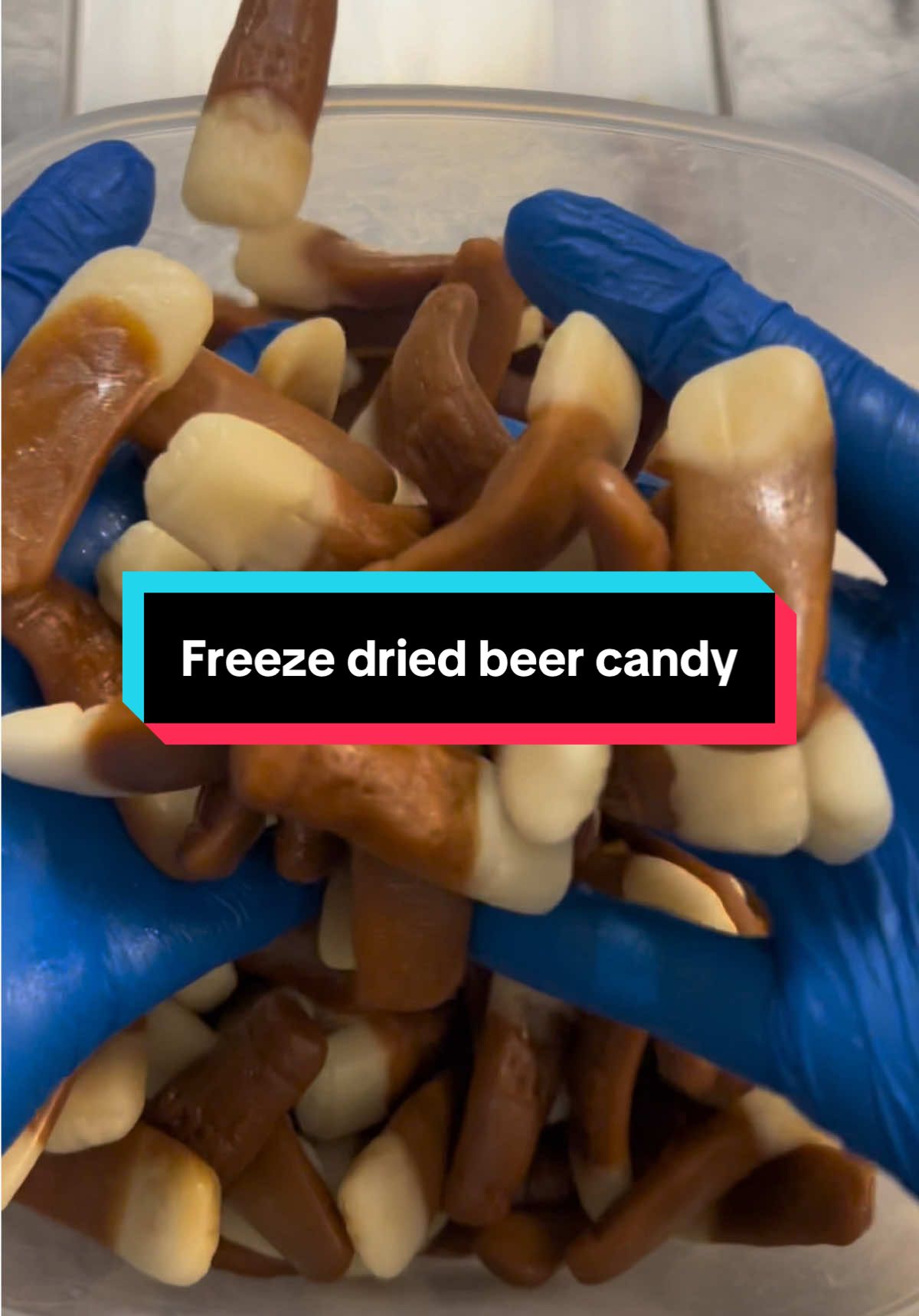 Let’s freeze dry some beer candy!  #fyp #sweets #candy #freezedried 