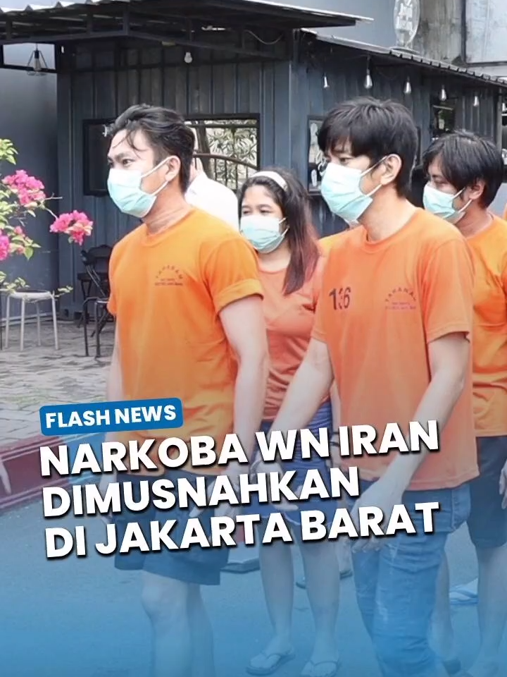 Polisi Musnahkan 18,5 Kg Sabu dan 91 Liter Cairan Pembuat Narkoba yang Libatkan WN Iran Jurnalis Video | Elga Hikari Putra Satresnarkoba Polres Jakarta Barat memusnahkan sejumlah barang bukti narkoba yang didapat dari pengungkapan lima kasus, Kamis (30/10/2025). Sumber: https://jakarta.tribunnews.com/jakarta/425350/polres-jakarta-barat-musnahkan-185-kg-sabu-dan-91-liter-cairan-pembuat-sabu-yang-libatkan-wn-iran