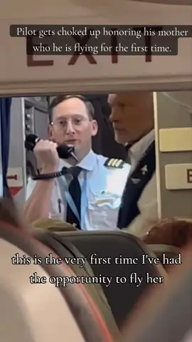 Pilot chokes up talking about all the sacrifices his mom has made to help him achieve his dreams
