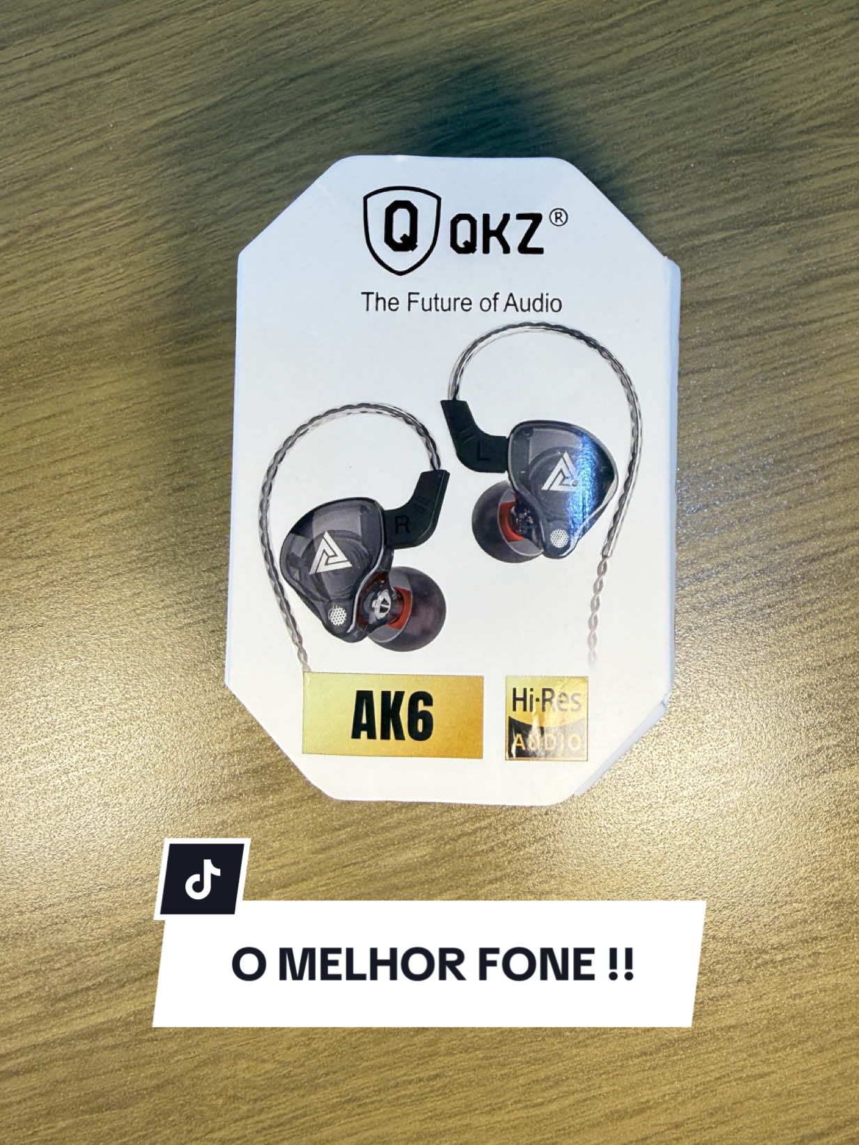 O MELHOR FONE DE OUVIDO KQZ AK6  #fonedeouvido #fonegamer #fone #hiresaudio 