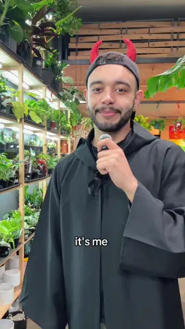 The Plantichrist has risen here at The Gay Plant Store 😈🌿🌈✨